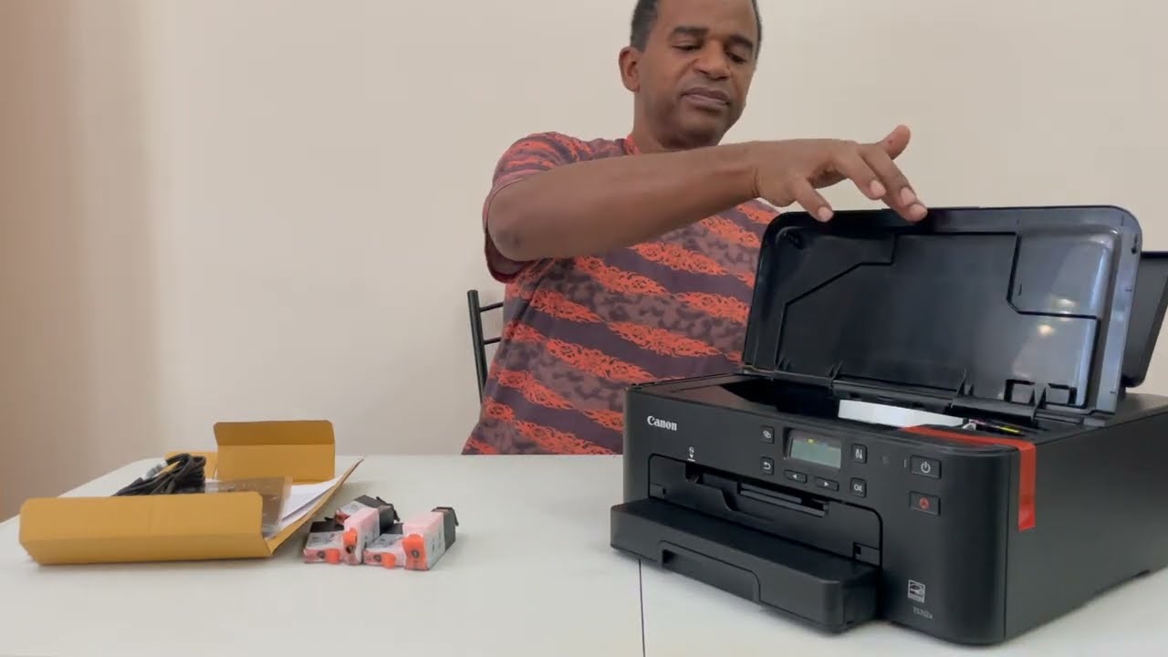 Unboxing Canon Pixma TS702a - Part II, PVC Card Printer with PVC Card Tray -  #lifeinoman