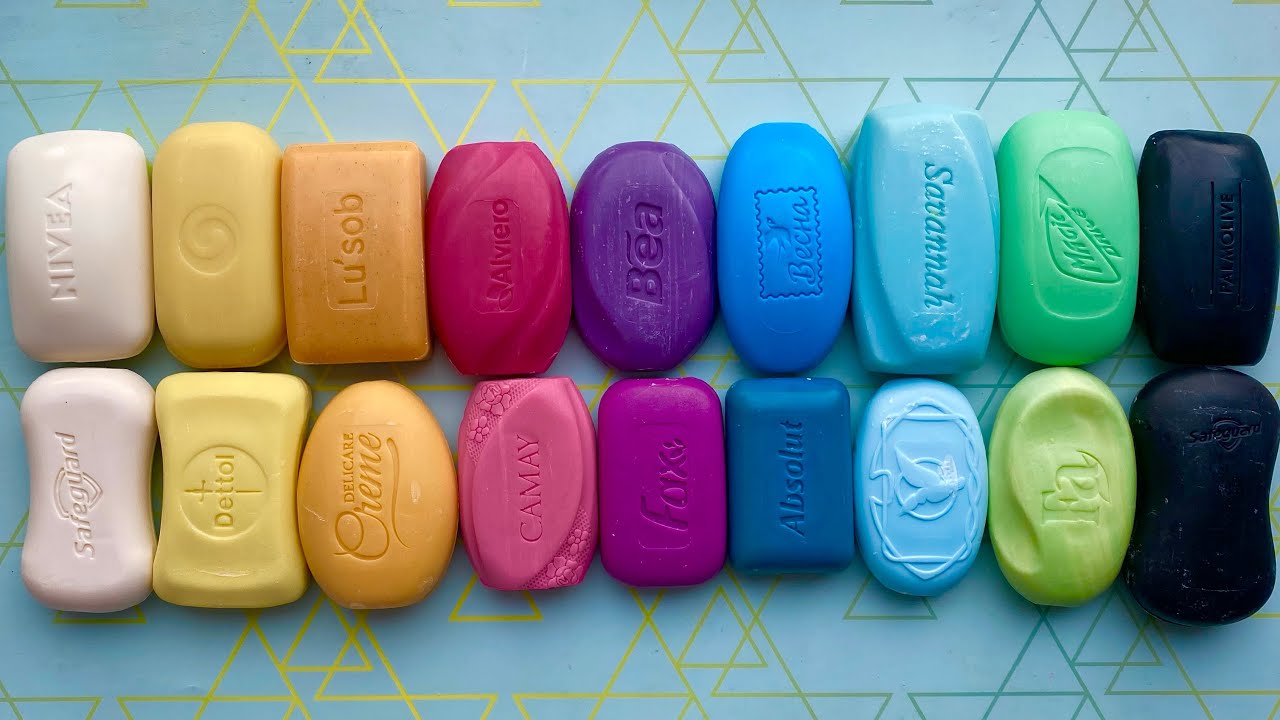 ASMR CUTTING 🧼DRY SOAP ASMR SOUNDS 🧼 RELAX