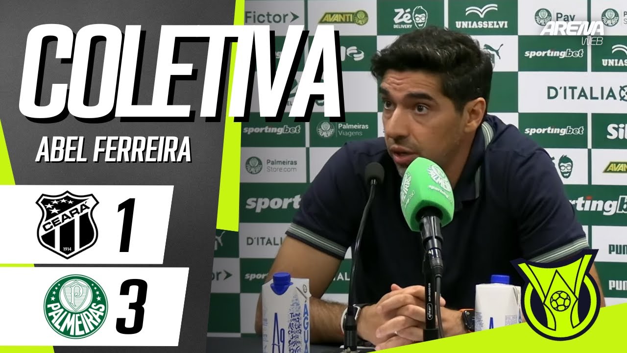 COLETIVA ABEL FERREIRA | AO VIVO | Ceará x Palmeiras - Brasileirão 2025