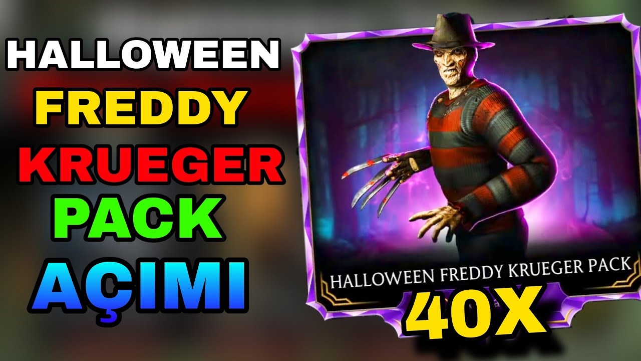 SONUNDA BEEE😍 | 40X Halloween Freddy Krueger Pack Açımı | Mk Mobile