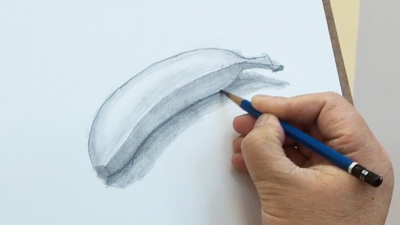 Still Life #22 - How to Draw a Banana with Pencil