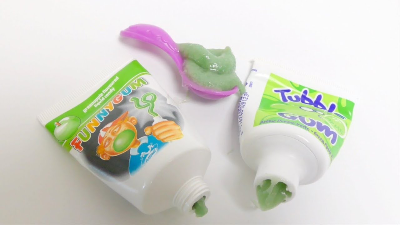 Funny Gum & Tubble Gum -  Apple Gum Tubes