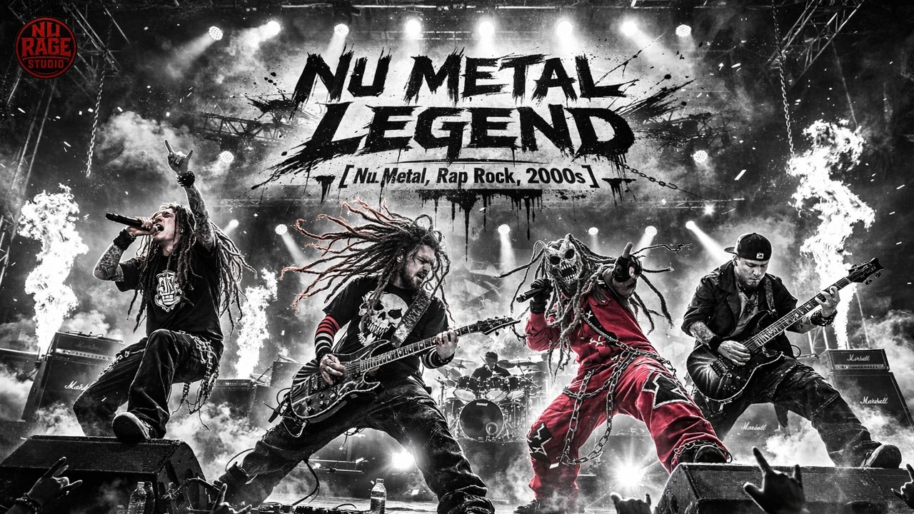 Nu Metal Legends – Korn, Limp Bizkit, P.O.D, Slipknot Inspired AI Remix - 2000s Hardcore rock🎸