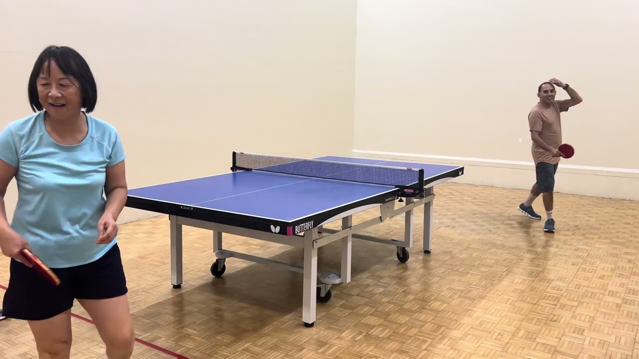 One (Sudhansu) Vs Two (Jimmy and Peggy) #ytshorts #fypシ #pingpong #t20worldcup 