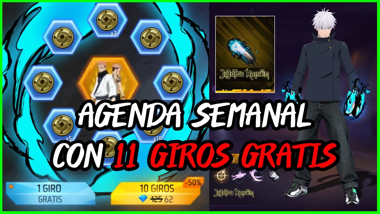 Cómo sacar a SUKUNA giros GRATIS Torre Puños de Itadori Agenda y ruleta Templo de Sukuna en FF