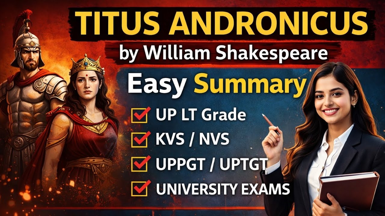 Titus Andronicus tragedy play#williamshakespeare#uppgt#uptgt#upltmains#competitiveexams#viralvideo 