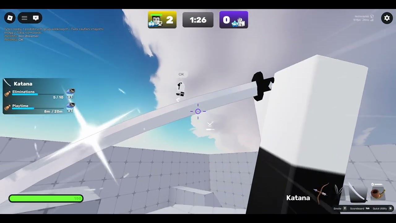 #rivals New aim bot fake knife strategy