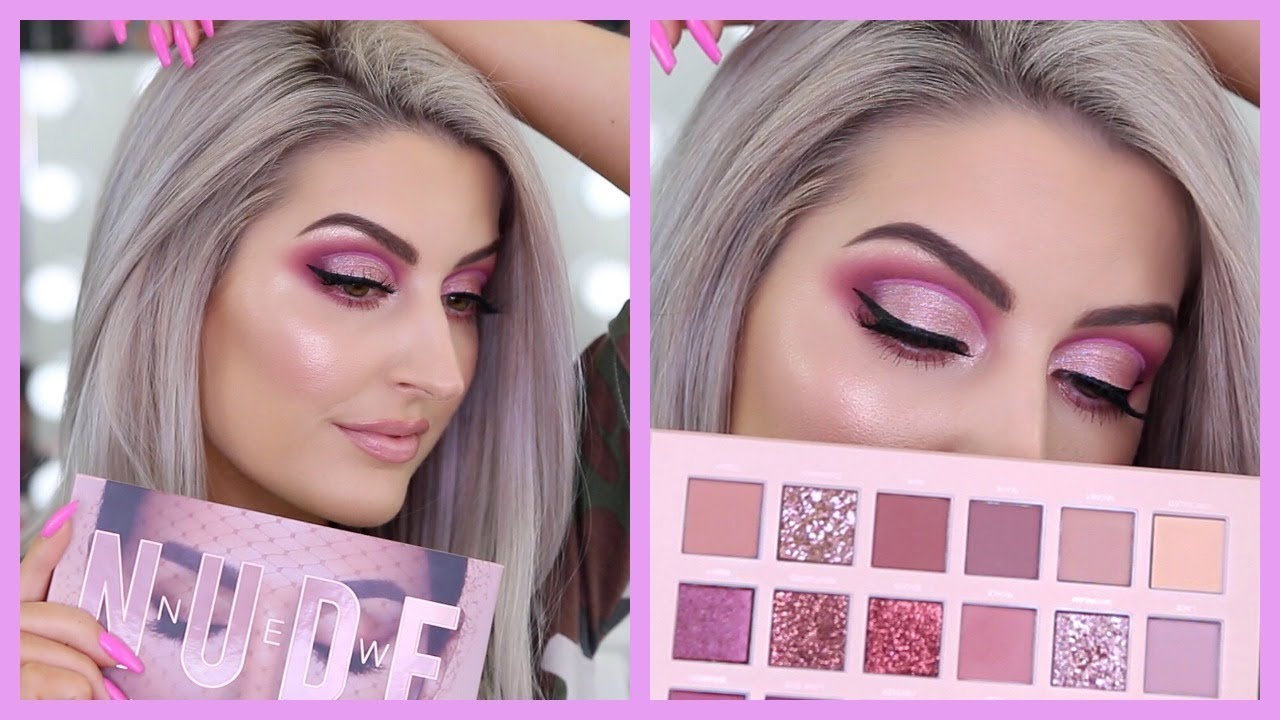 HUDA BEAUTY NEW NUDE PALETTE FIRST IMPRESSIONS & TUTORIAL