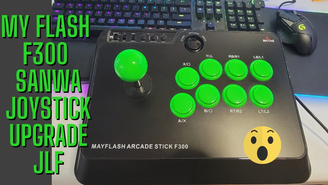 Mayflash F300 Stick and Buttons Upgrade - Sanwa JLF