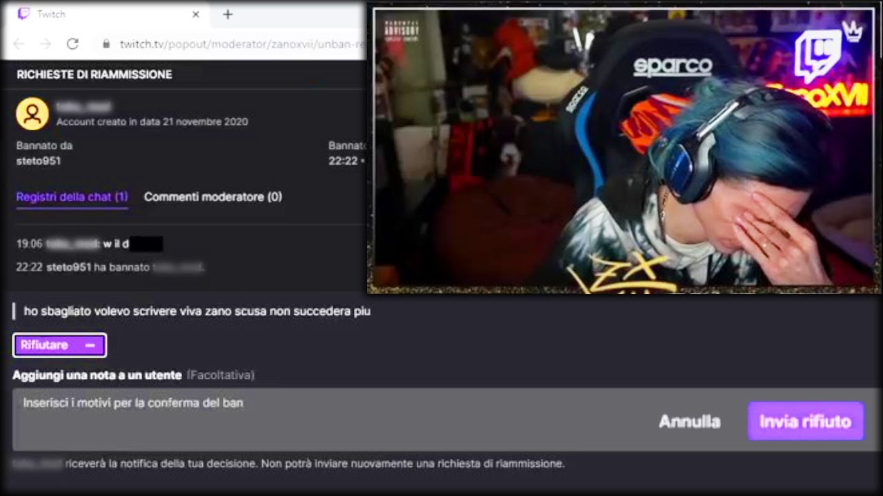 RISPONDO ALLE VOSTRE RICHIESTE DI SBAN SU TWITCH! #4
