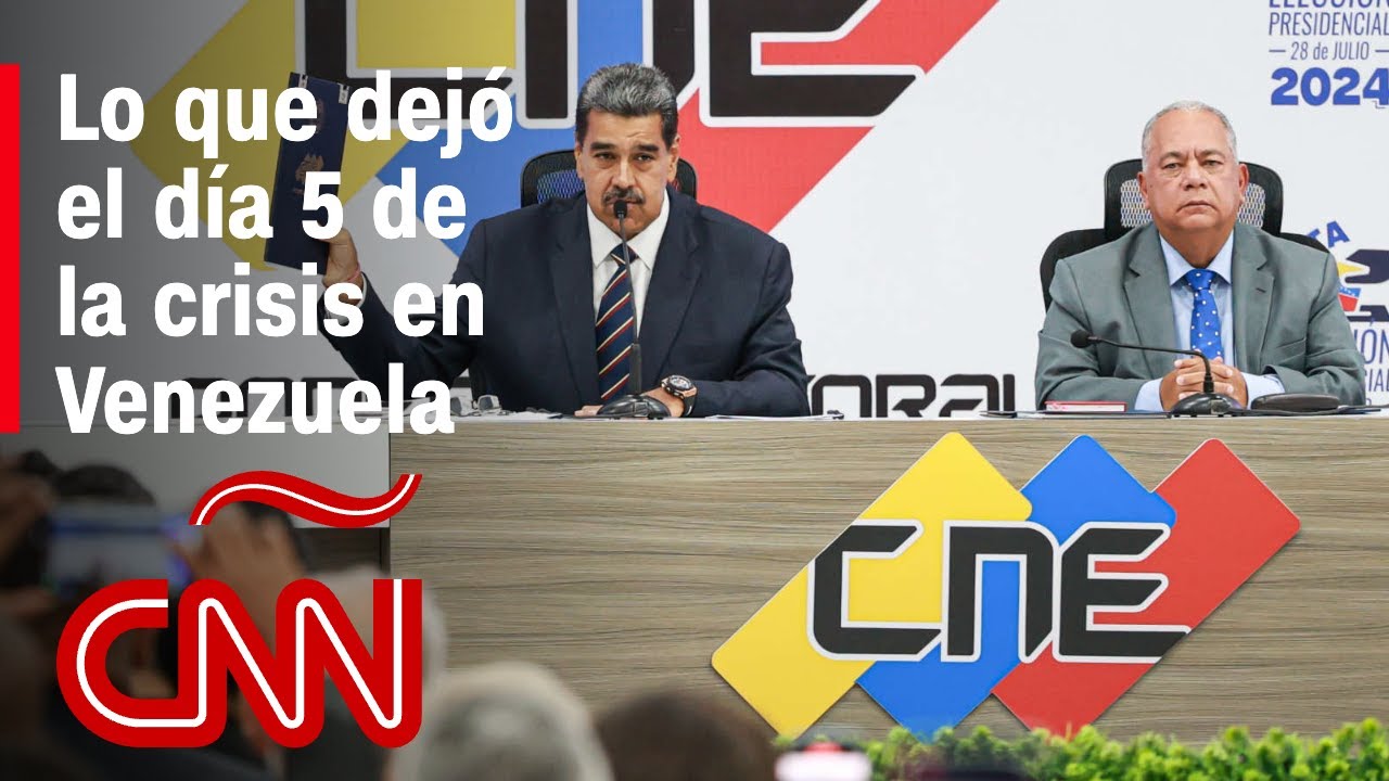 Resumen en video de las protestas en Venezuela: CNE revalida a Maduro, pero no presenta las actas