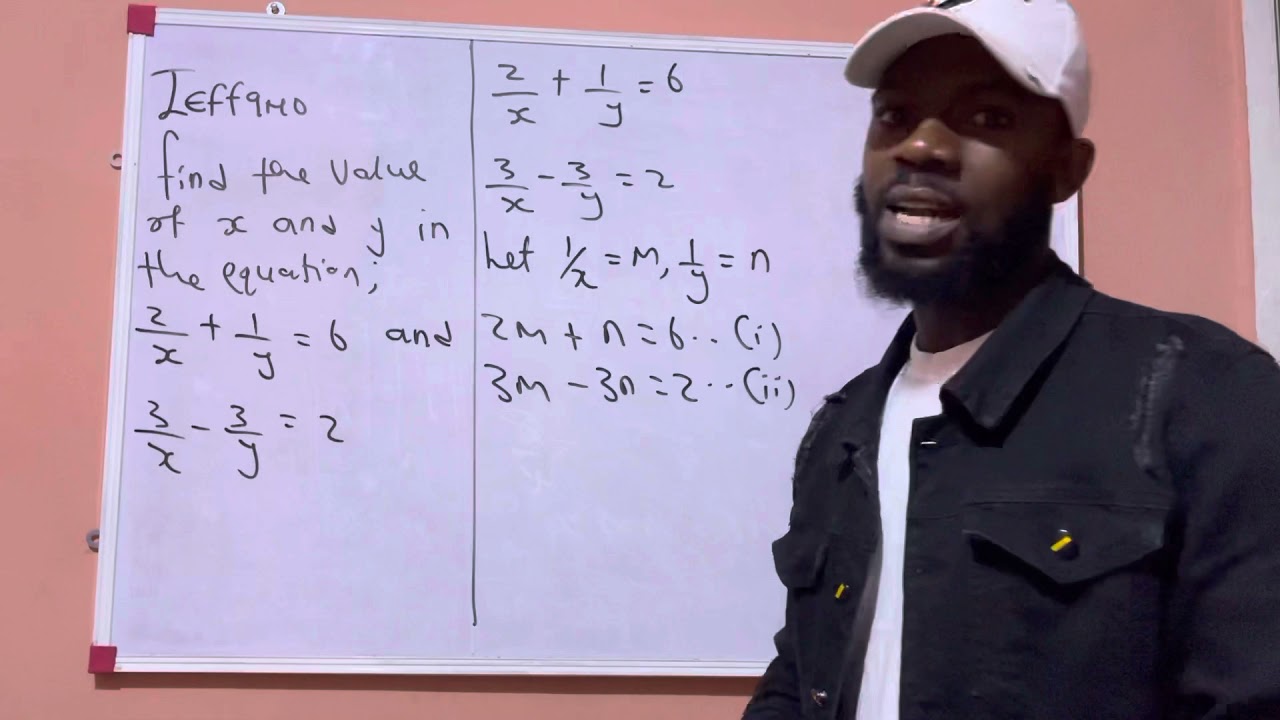 Simultaneous Equations with variables at the denominator