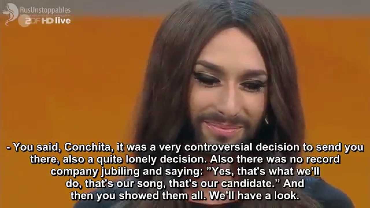 Conchita Wurst  -  Heroes (Wetten, dass...?   with English subtitles)