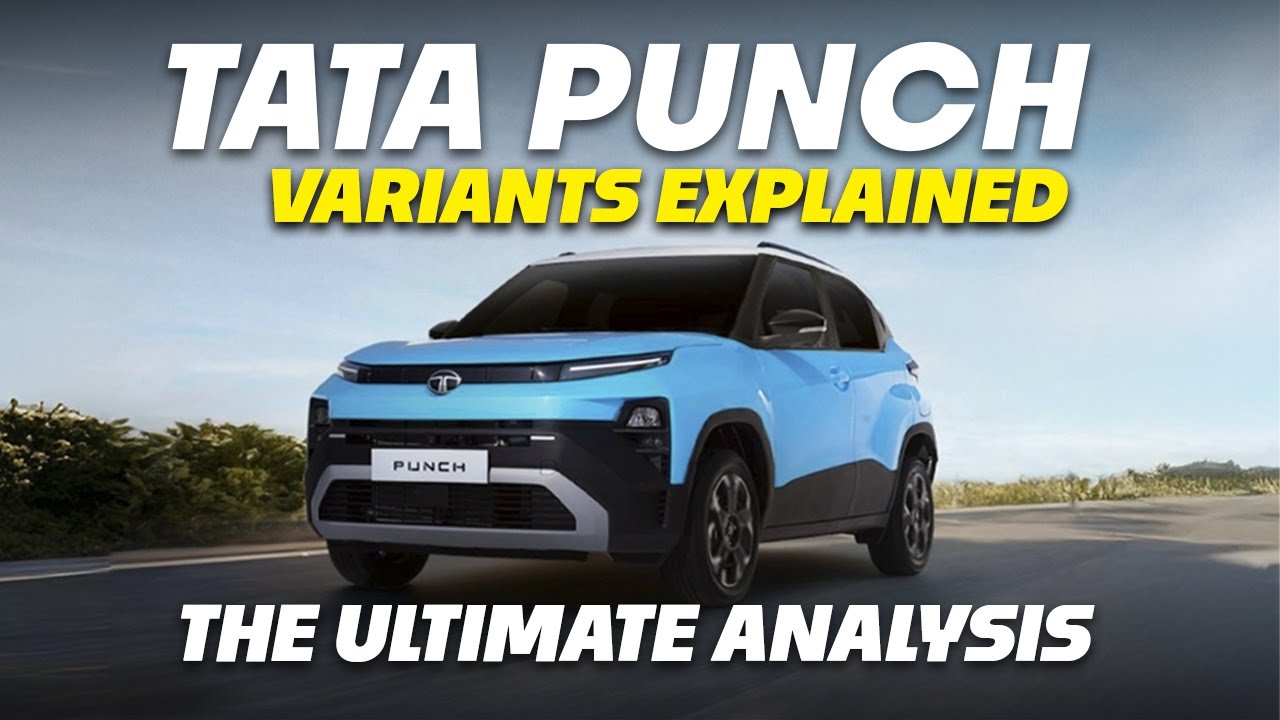 Tata Punch Facelift Variants Explained | Smart, Pure, Adventure, Accomplished | Petrol & CNG
