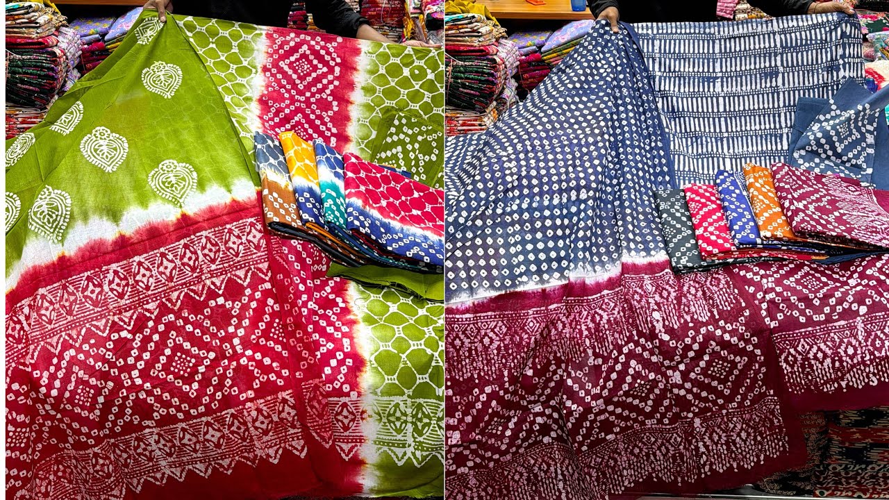 ৫৫০ টাকার লুটপাট করা অফারে গরমের আরাম+ঈদে গিফট স্পেশাল বাটিক থ্রিপিস | Batik three piece on hot sale
