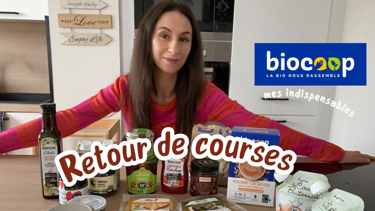 Retour de courses 🛒 // BIOCOOP / mes indispensables ✨