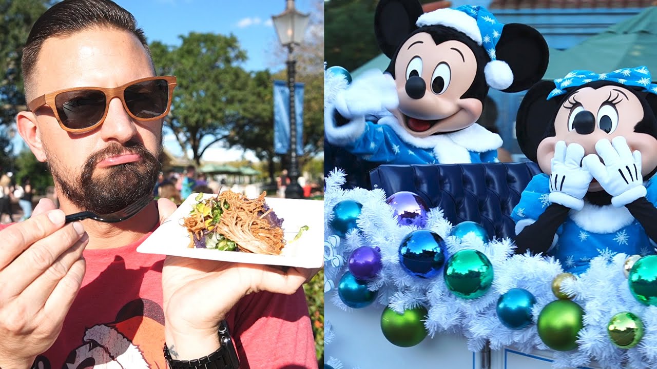 Disney's Festival Of The Holidays At EPCOT! | Trying & Reviewing 8 Holiday Menu Items!