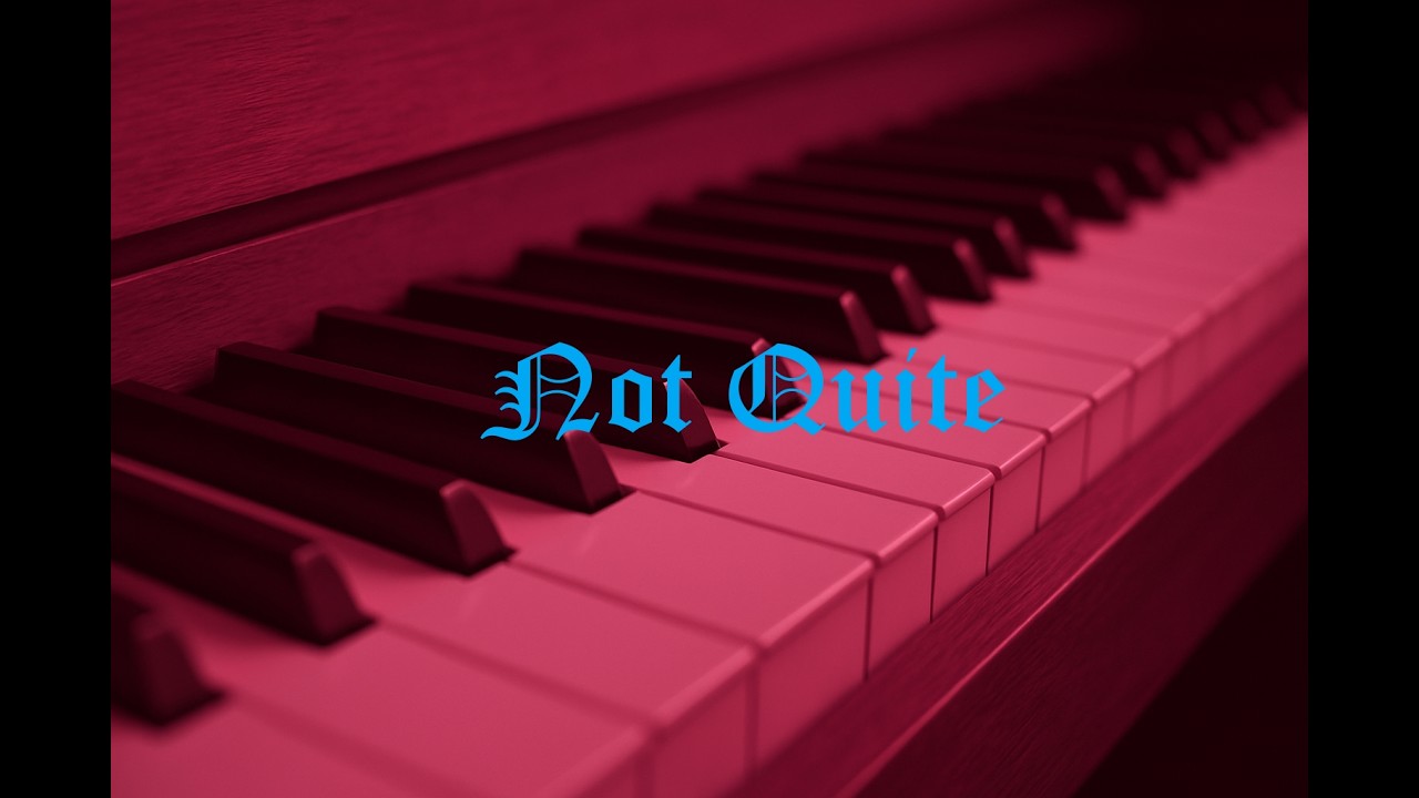 Not Quite – A Gentle Minimal Piano Mood ✨ | Velvet Vine Tones