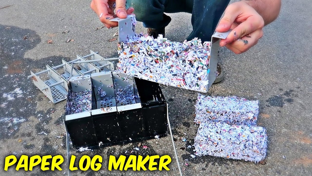 4 in 1 Paper Fire Log Maker