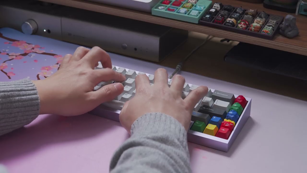 KBDfans Tofu65 3.0 with Roller V2 Switches Typing Sounds