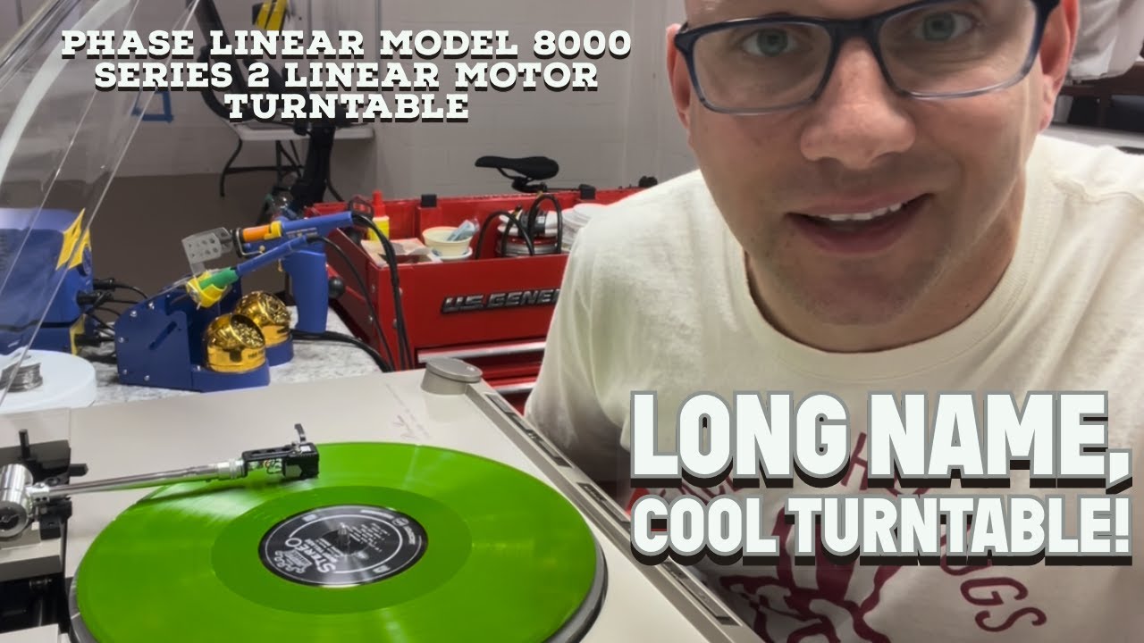 Linear Tracking Turntables are Awesome:  Phase Linear Model 8000 / PL-1000