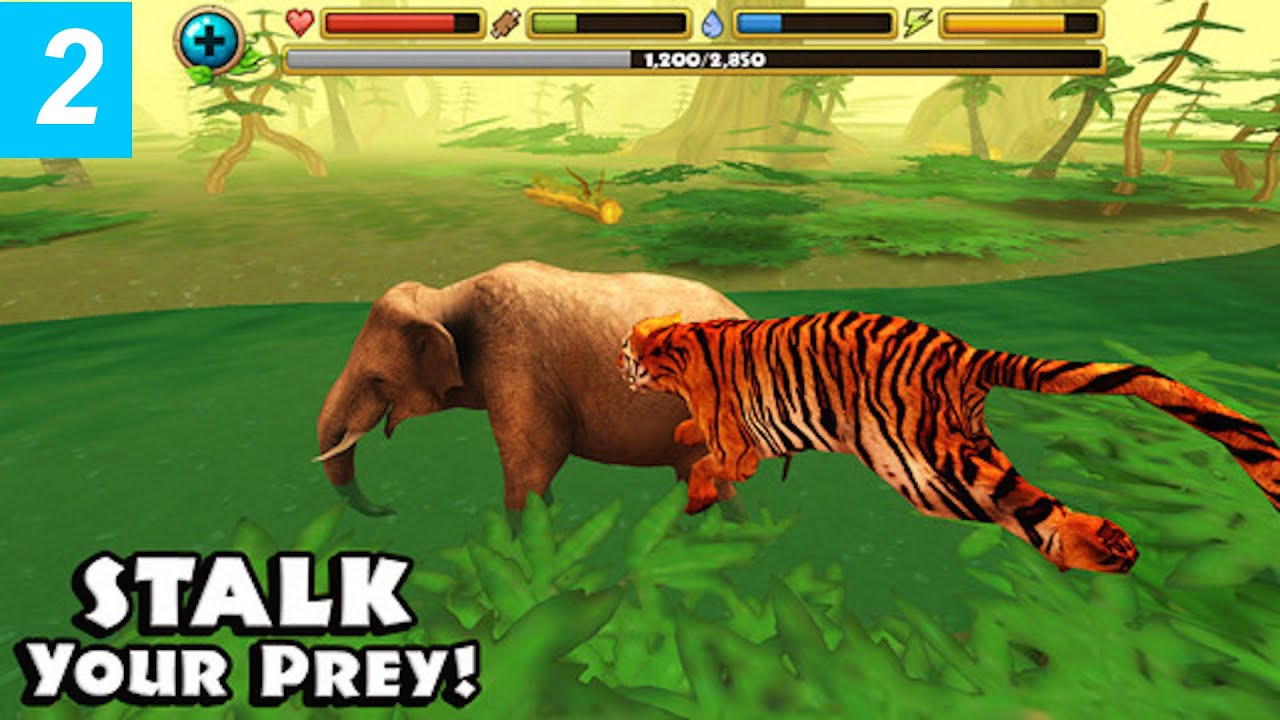 Tiger Simulator - By Gluten Free Games  - part 2 - Compatible with iPhone, iPad, and iPod touch.