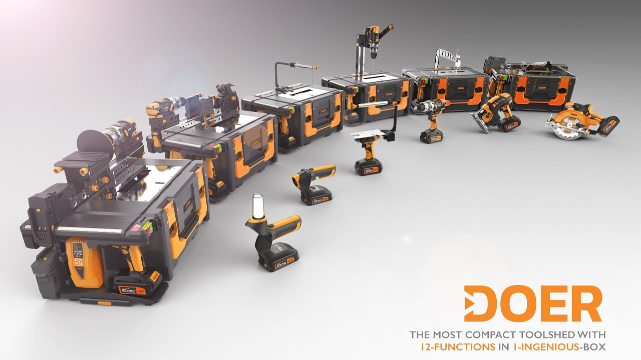 DOER - The Most Compact Tool Shed You’ve Ever Seen
