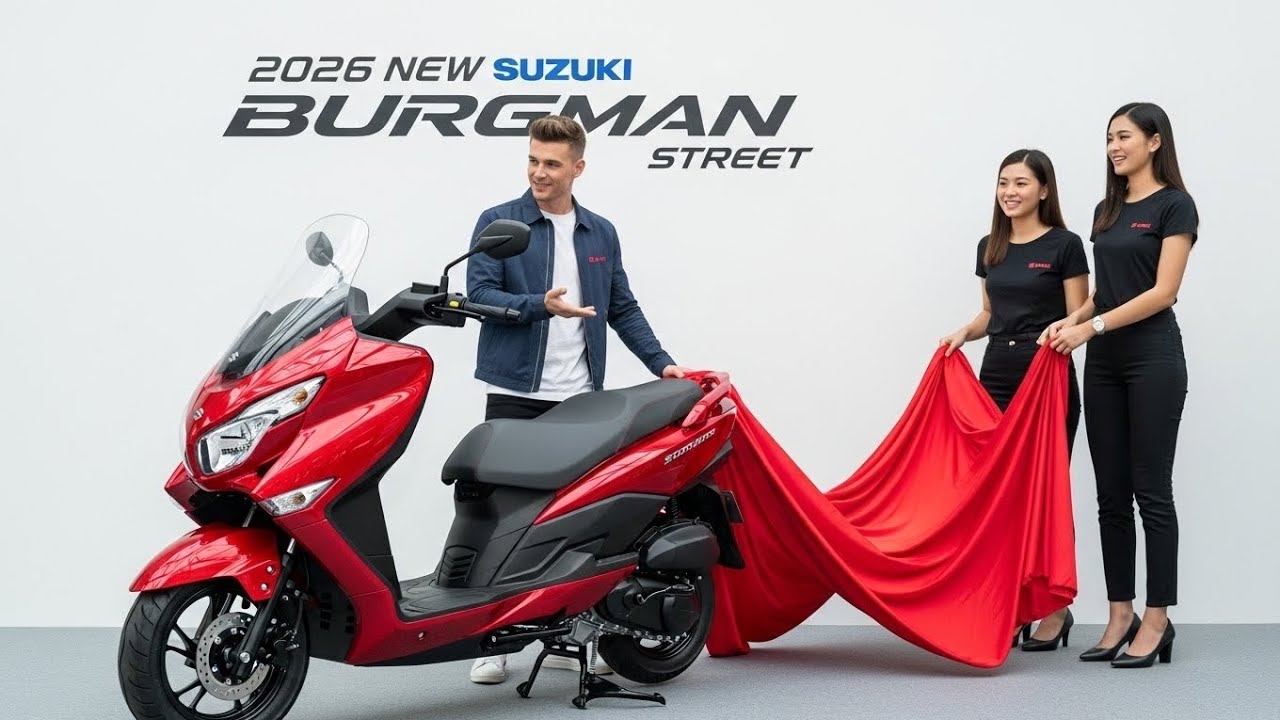 2026 New Suzuki Burgman Street 125 – Premium Maxi Scooter | Features, Mileage & Performance