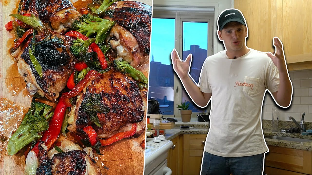 One pan Sticky Asian Chicken | The College Cook