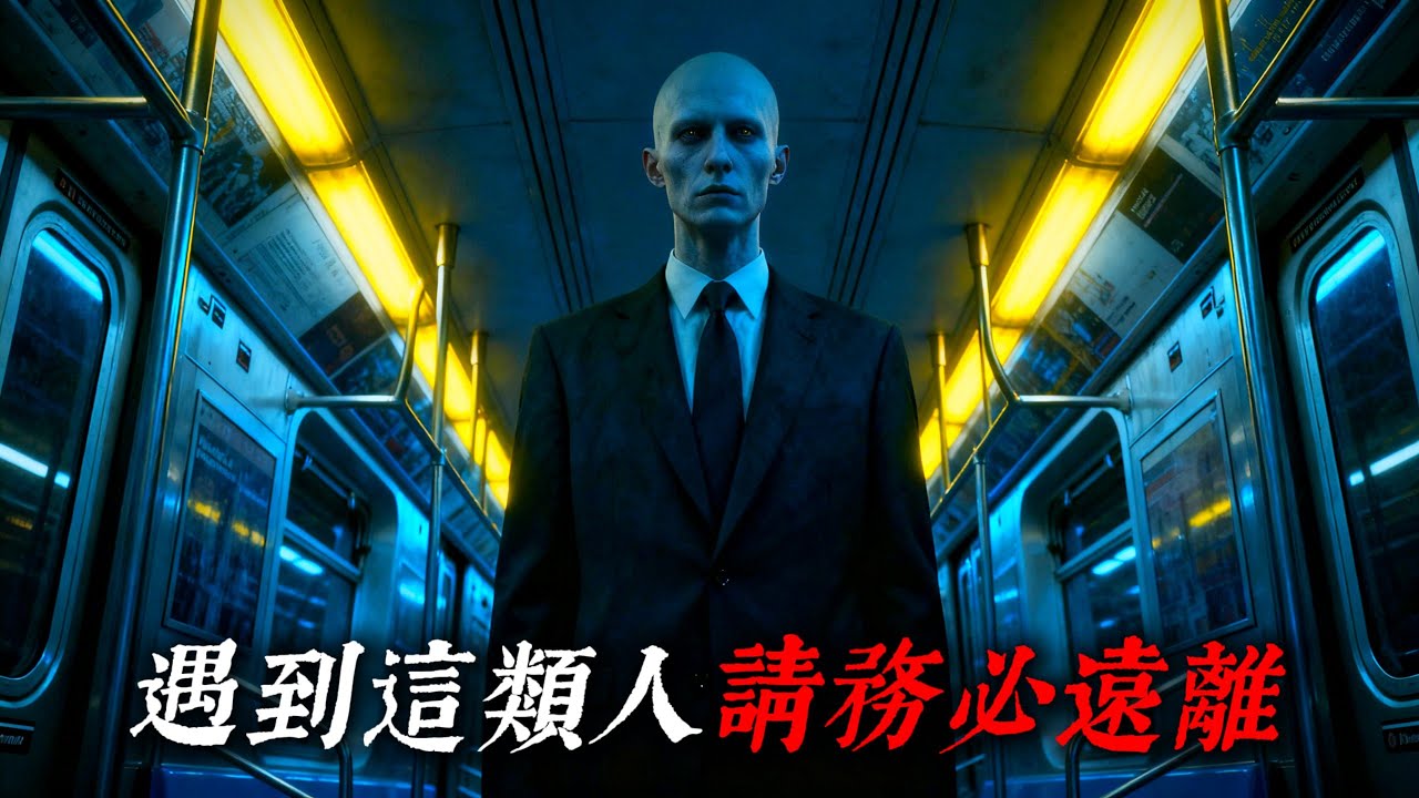 我在地鐵中發現一個奇怪的乘客，不動不說話，全天循環搭車 💡燈下怪談💡