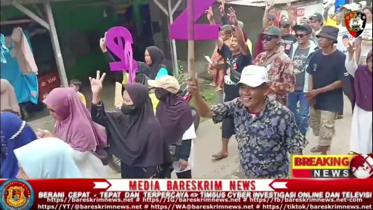 Kampanye Damai dan Sehat Untuk Desa Lobener Lor, Wakhid No. 2 Siap Membangun Desa Yang Lebih Berkah