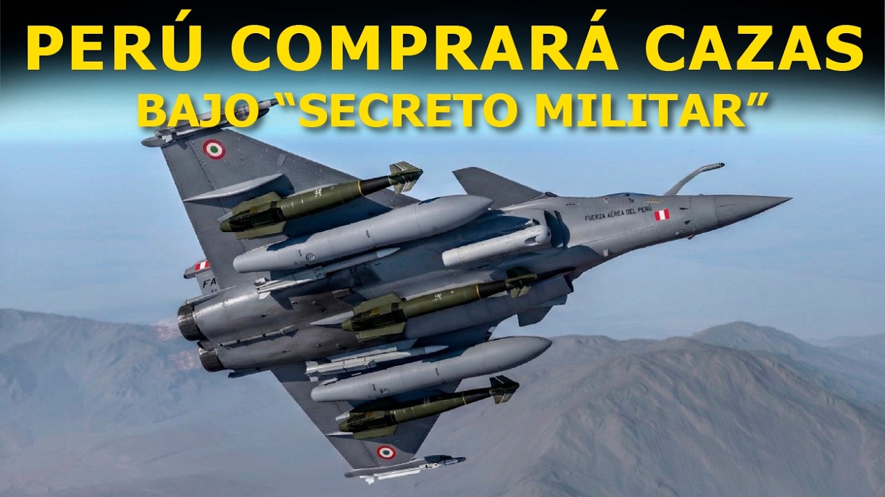 Perú autoriza compra de cazas bajo “secreto militar”