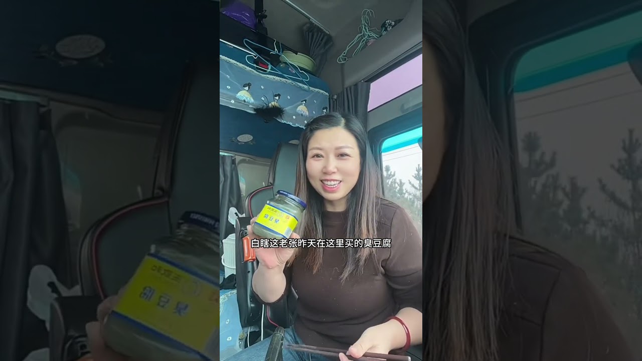 70后的老俩口在山东临沂把新箱子已经挂上了，山东装货继续出发，新疆乌鲁木齐全程3500公里  #中国重汽汕德卡 #冷藏车冷链运输