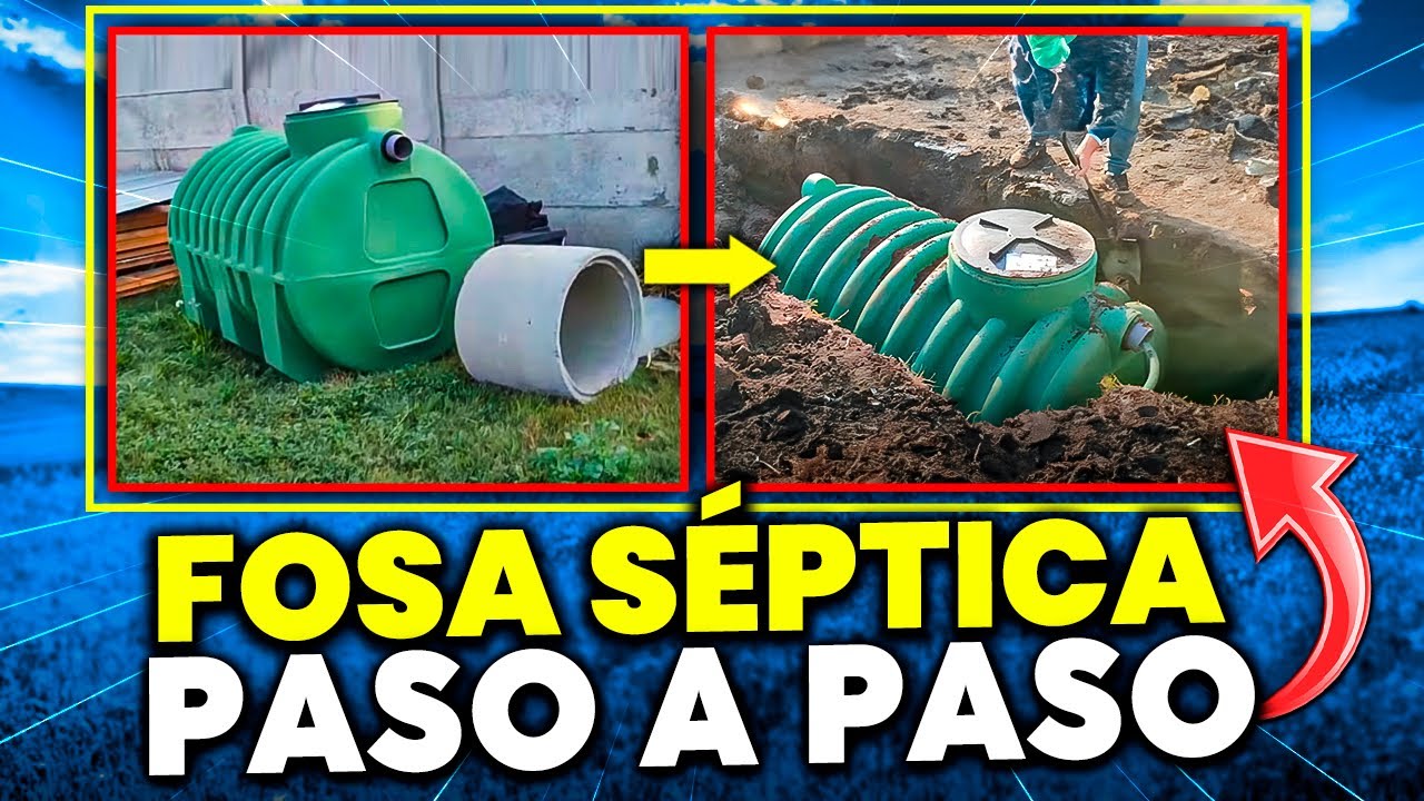 💥 INSTALACIÓN DE FOSA SEPTICA - COMO INSTALAR Paso a Paso