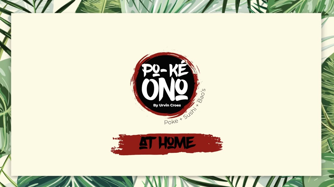 How to Cook Po-Ké Ono at Home by Urvin Croes: Menu 8, June 24-28, 2020