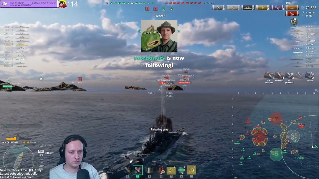 Des Moines in 2024. Taking out one of the oldest ships for a spin!