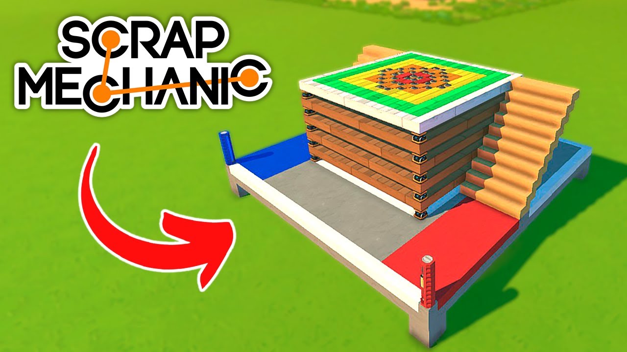 БОЛЬШОЙ БАТУТ | МОИ ПОСТРОЙКИ В Scrap Mechanic |