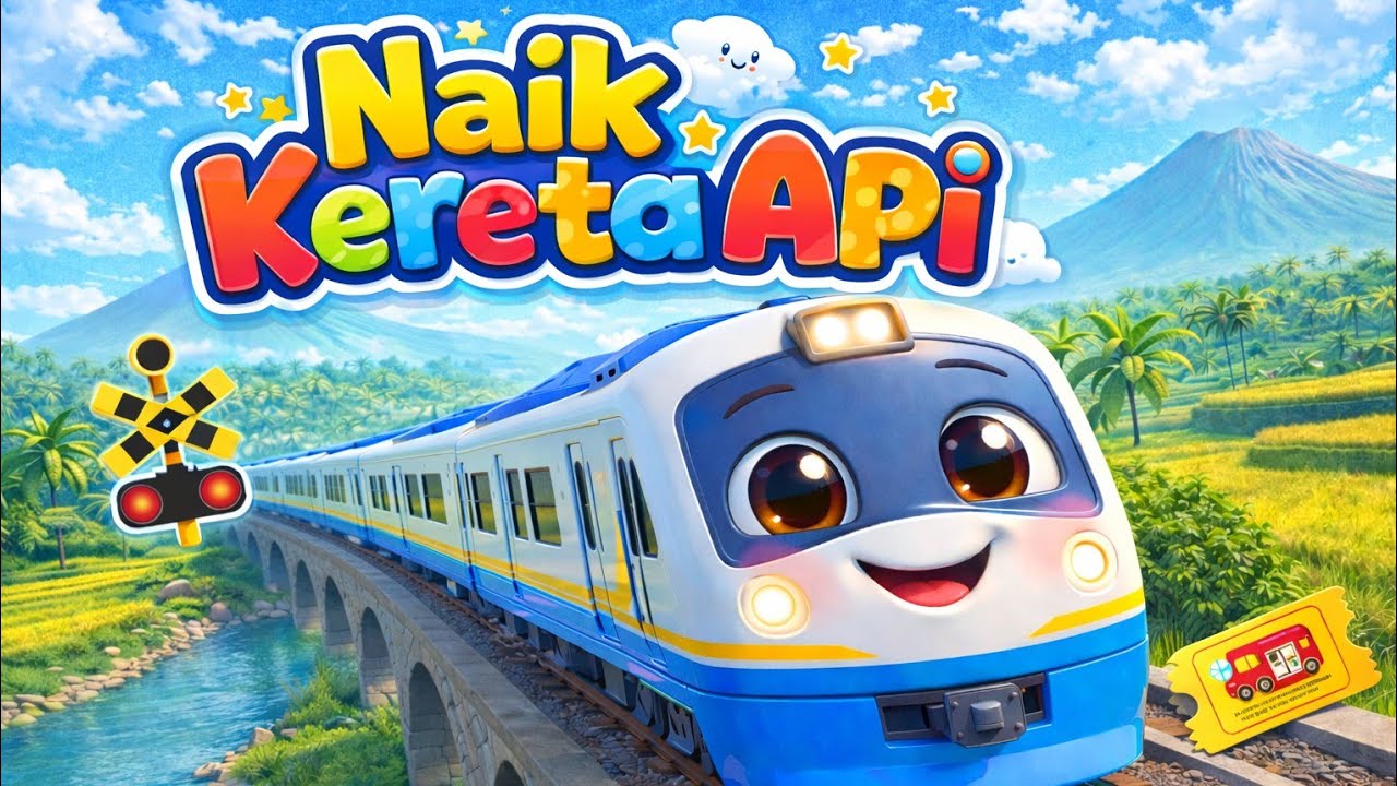 Naik Kereta Api 🚂 | Lagu Anak Indonesia Populer | Lagu Anak Terbaru 2026