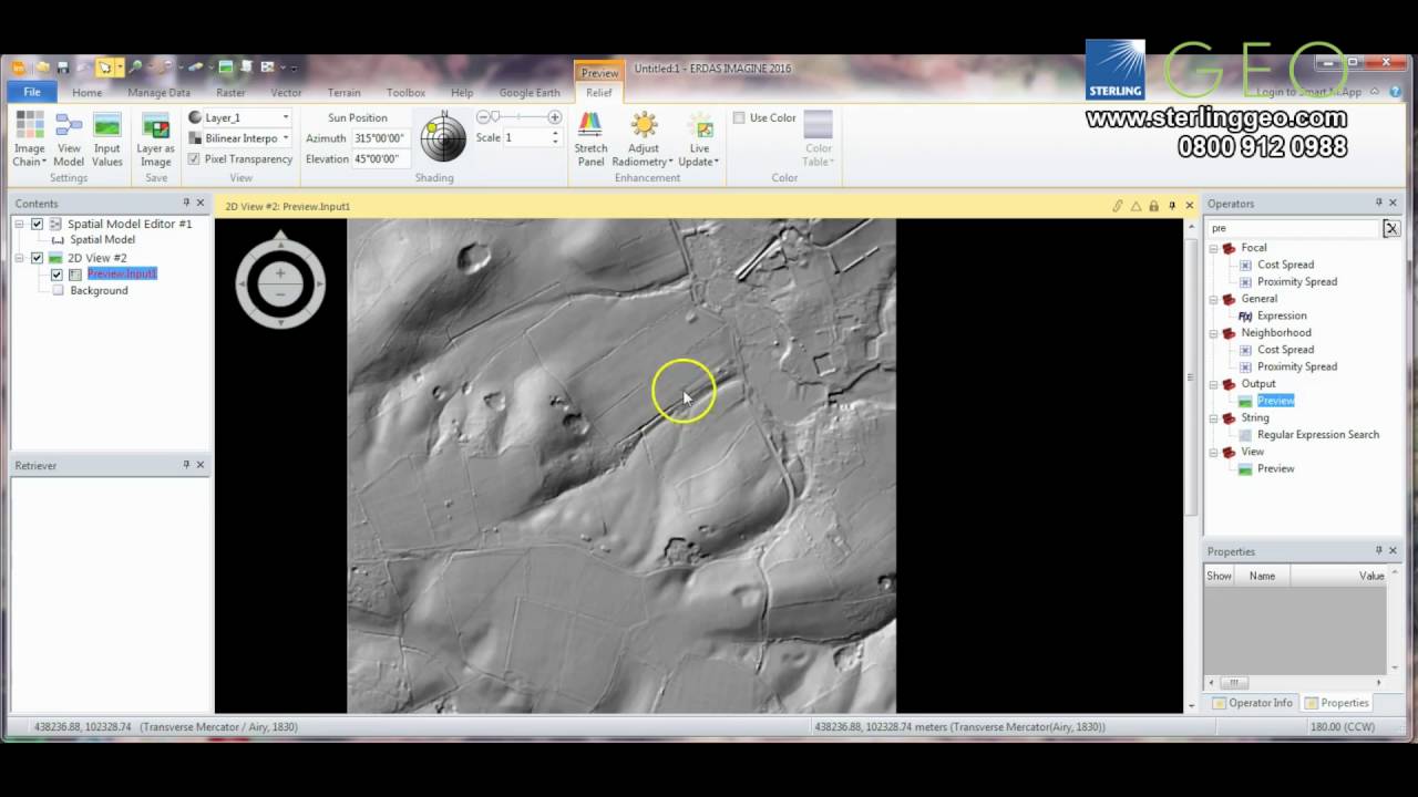 Two Minute Tip | How to Visualise Height Data Using the Hill Shading Model