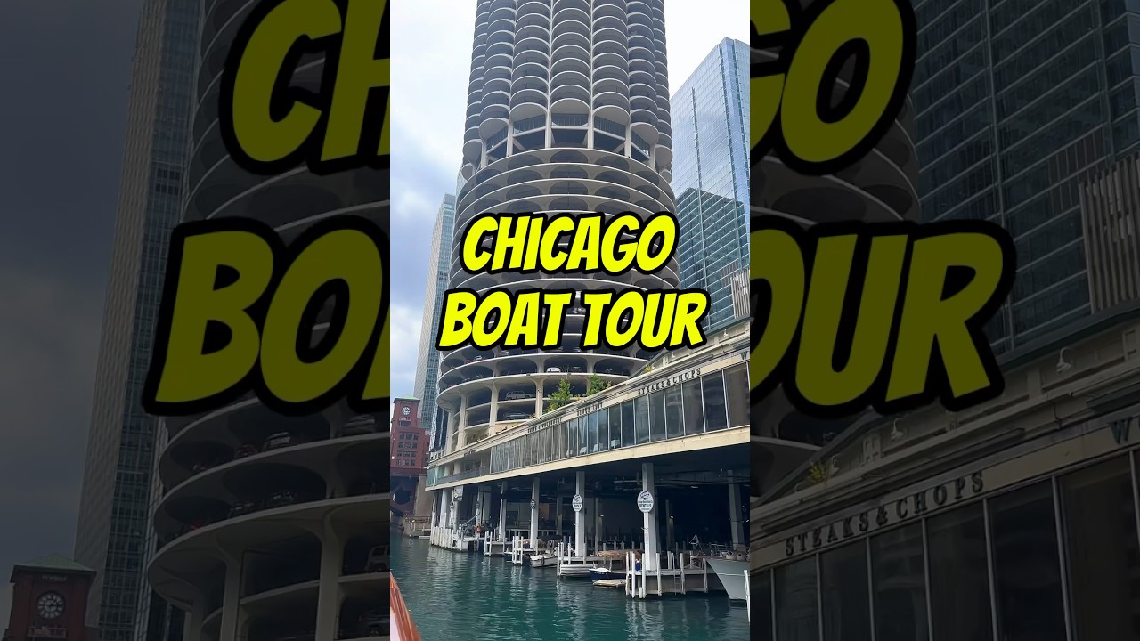 RIVER BOAT TOUR🚢 | Best Way to see America&rsquo;s most BEAUTIFUL City | #chicago #boating