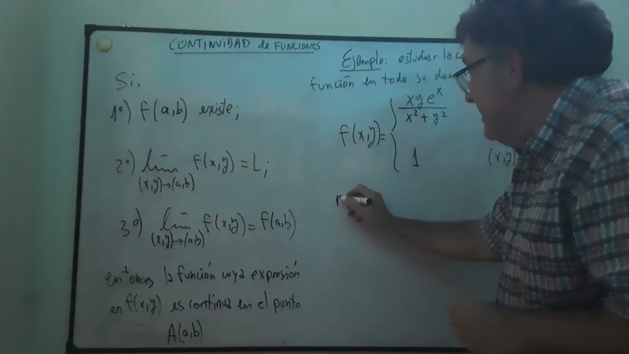 Continuidad de funciones de dos variables - 1