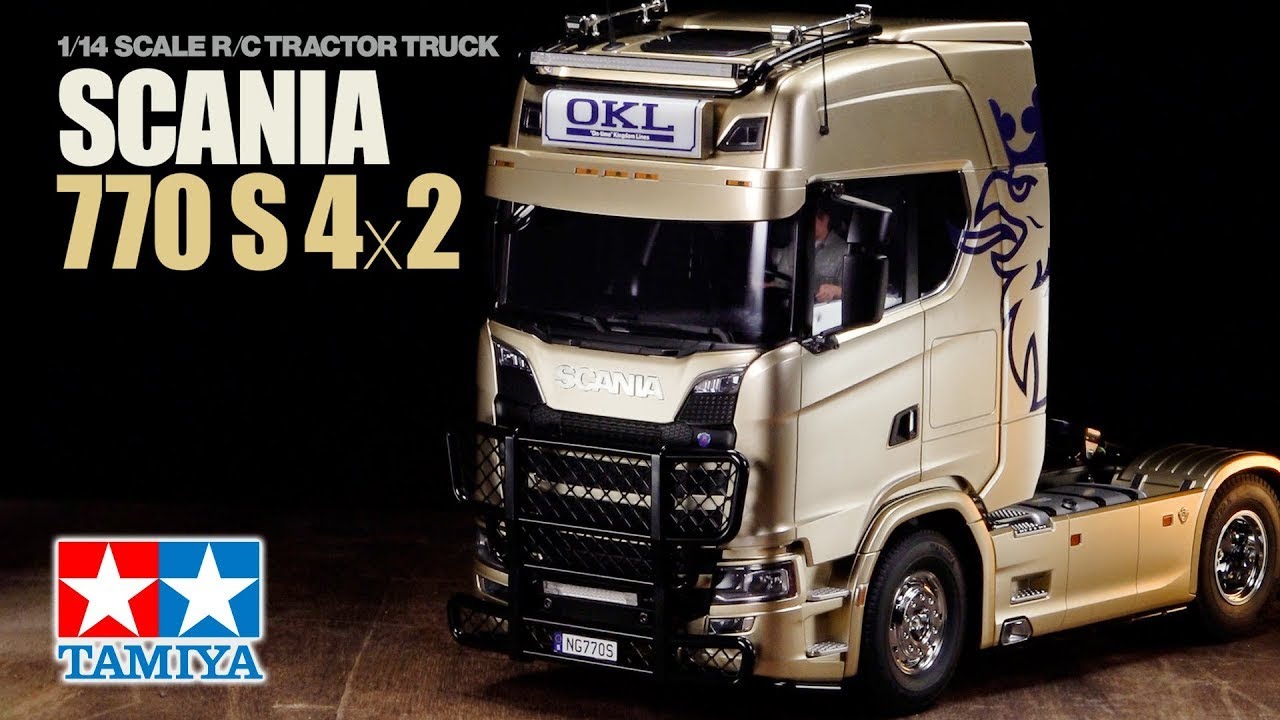 【Tamiya 56379】 1/14 RC Scania 770 S 4×2 | 1/14 RC遙控貨車 斯堪尼亞 770 S 4×2