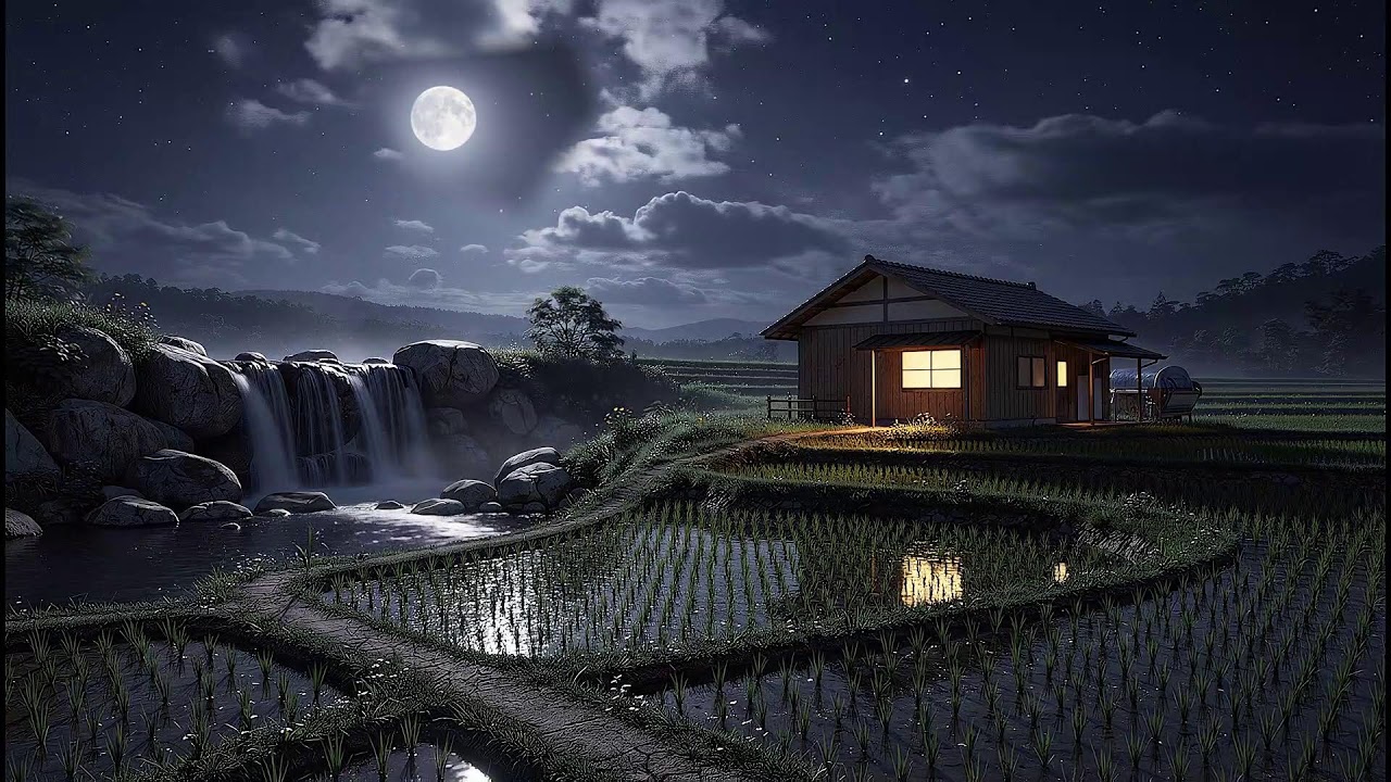 Calming Night 🌑 Healing of Stress,Anxiety and Depressive States,Relaxing ,Nighttime Sleep Time 32