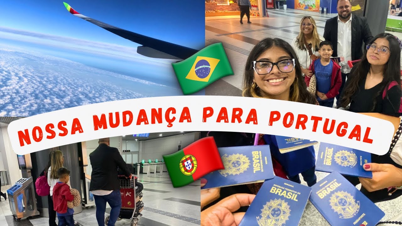 Mudamos para portugal + A despedida foi difícil + Imigração  #familiaemportugal #moraremportugal