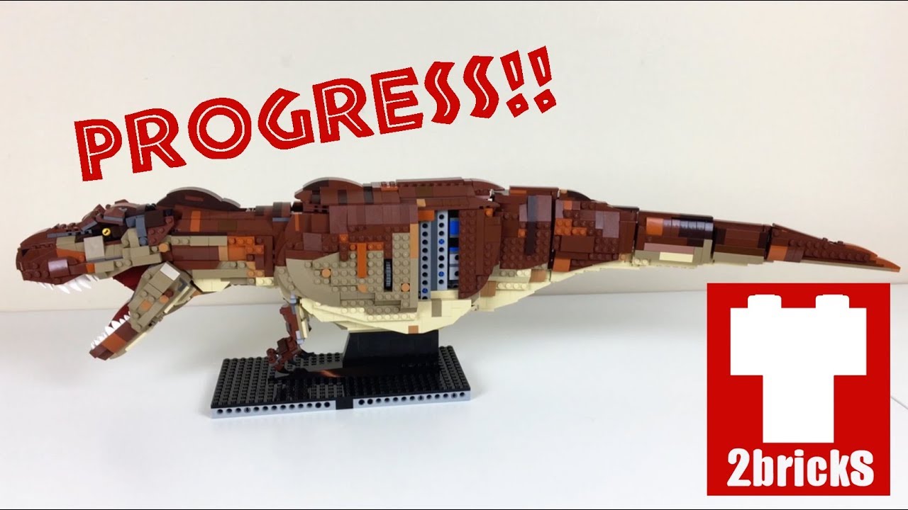 LEGO Custom T-Rex build series - Part 2
