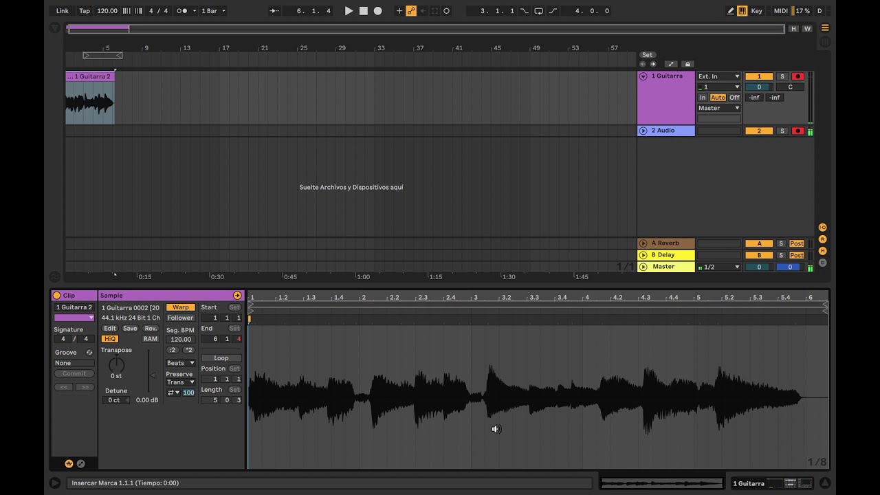 Grabación de instrumentos en Ableton Live 🎸🎤