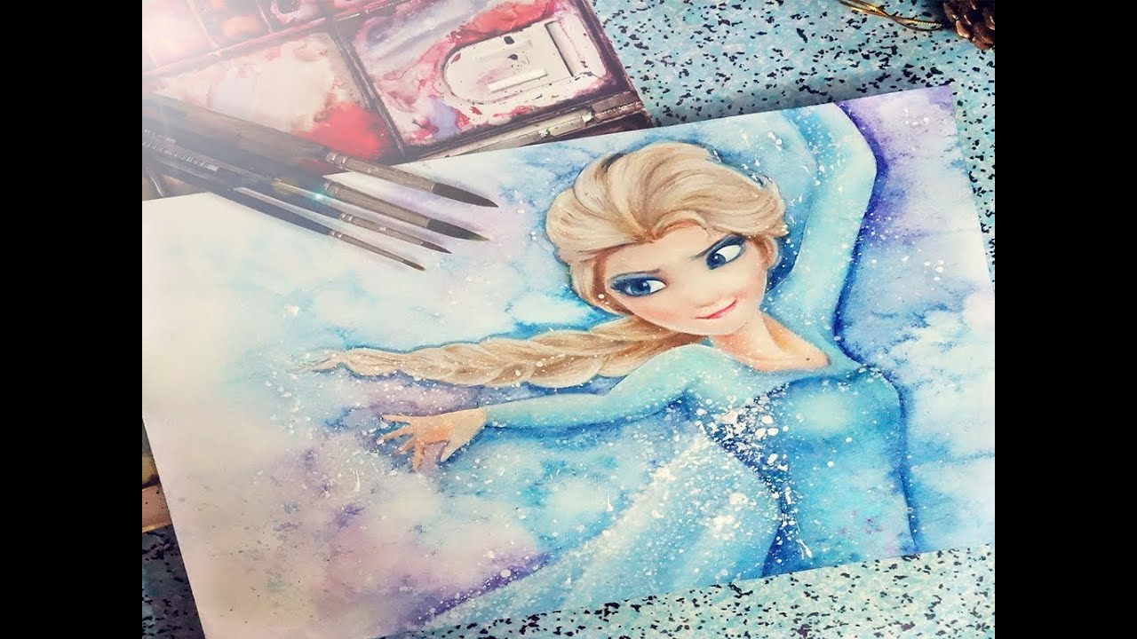 Elsa from Frozen- Painting