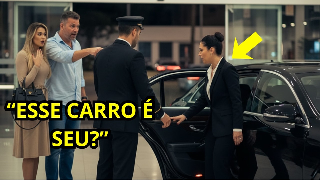 SEU EX-MARIDO A HUMILHOU NO SHOPPING… ATÉ QUE UMA MERCEDES-BENZ CHEGOU PRA BUSCÁ-LA