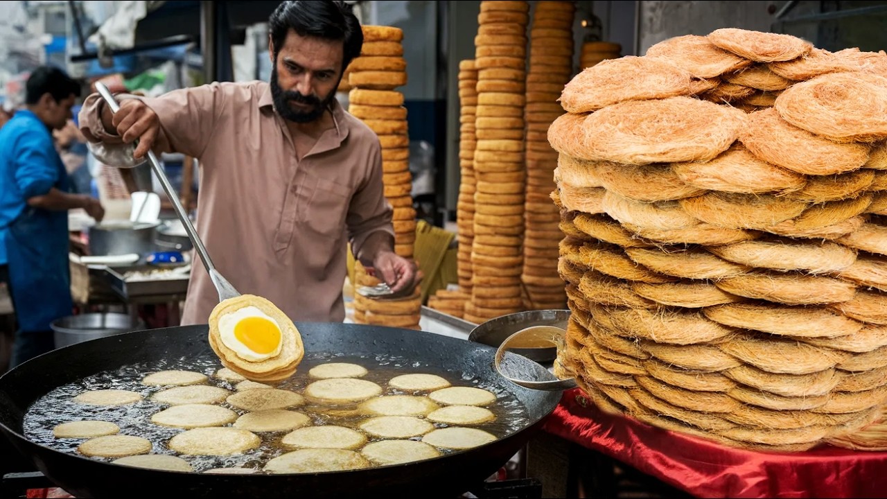 RAMADAN STREET FOOD: BASHIR PHENI MAKING! IFTAR & SEHRI SPECIAL KHAJLA PHENI COOKING VIDEO PAKISTANI