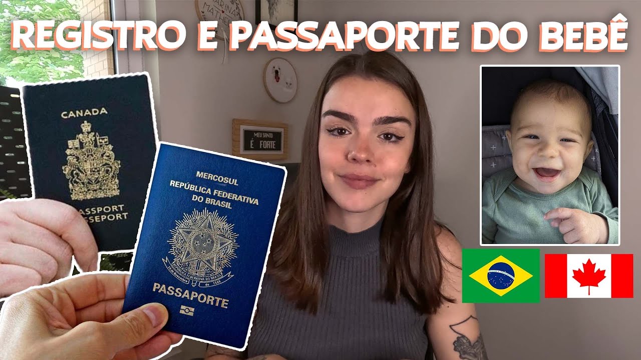 Como fazer REGISTRO E PASSAPORTE CANADENSE e BRASILEIRO | Bebês nascidos no Canadá | Dupla cidadania